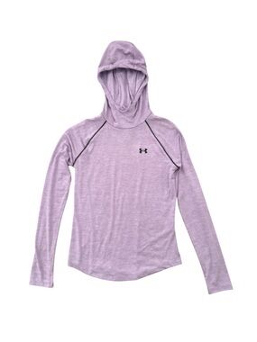 Under Armour Lavender/Pink Lightweight Hooded Performance Top XS